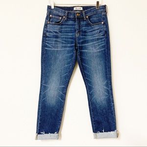 Like New Madewell | The Slim Boyjean | Raw Hem Edition